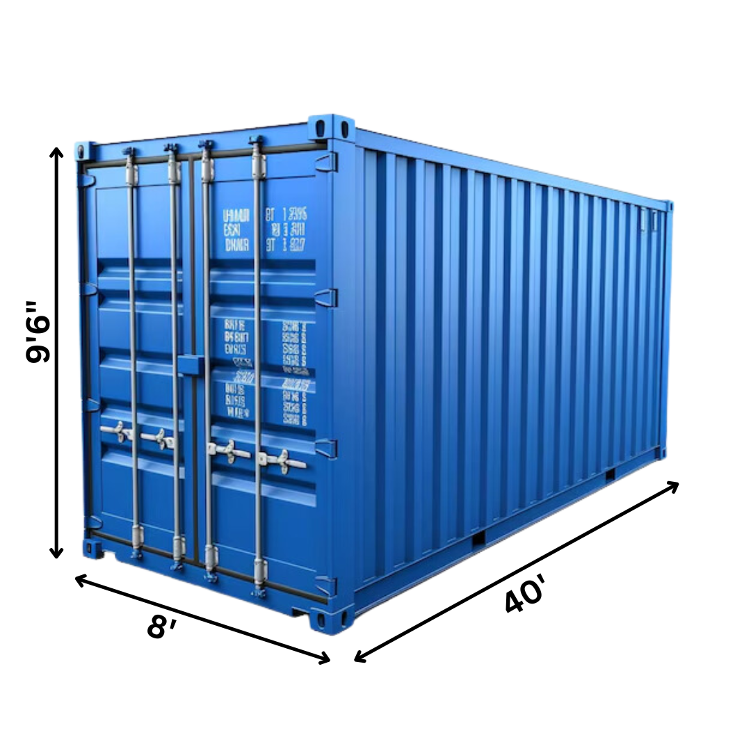 Clear Inner Dimensions Top Quality 40ft High Cube Container for Sale | ContainersX