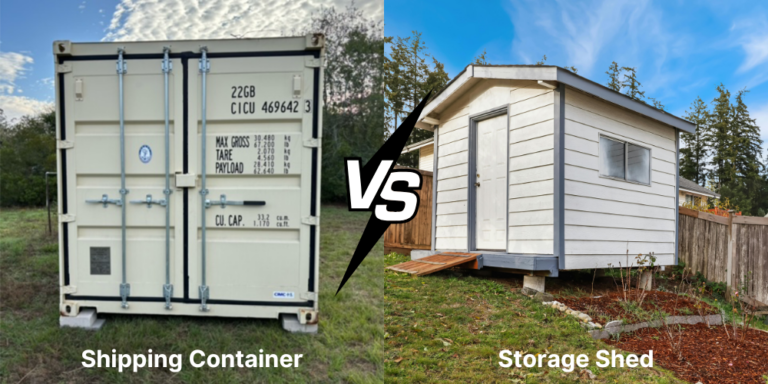 Shipping Container vs Storage Shed