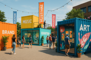 Shipping Container Event Exhibition Space