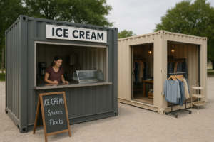 Pop-Up Retail Shops and Container Cafés