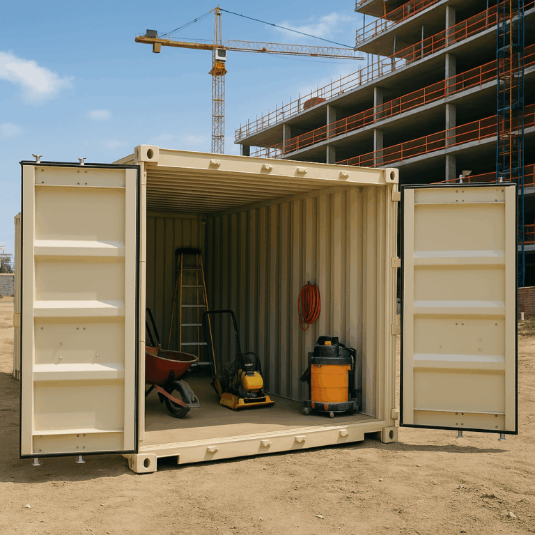 Shipping Container for Construction Site
