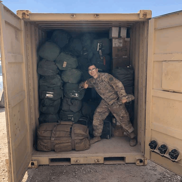 Using Shipping containers for military